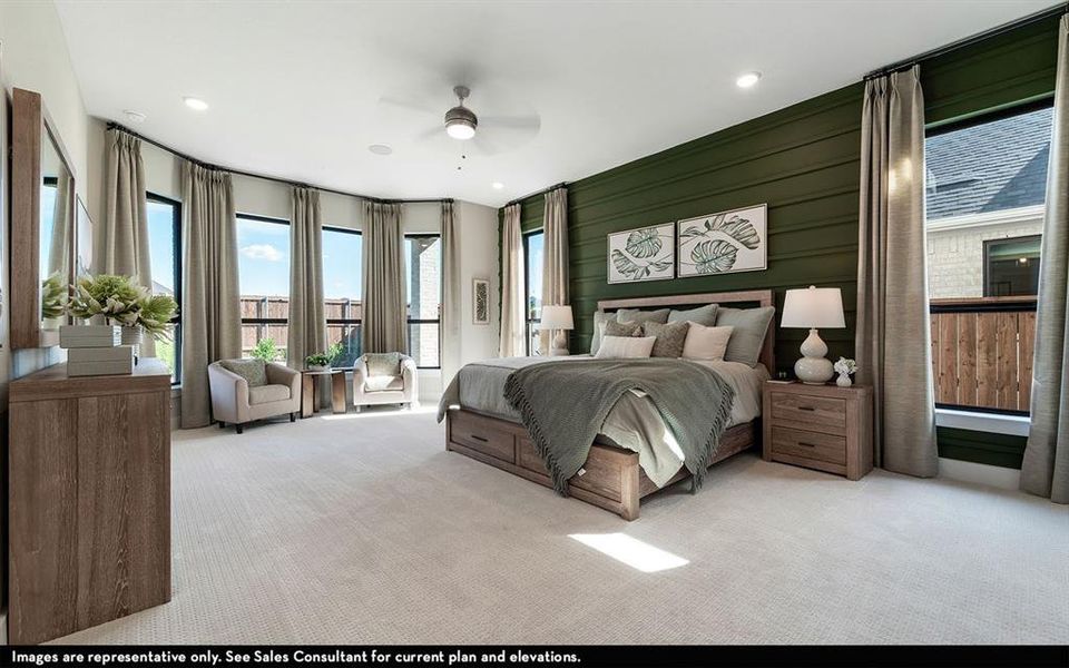 Furnished interior view inside a new home in Green Meadows, Celina (Image 17).