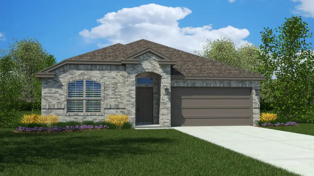 Representative exterior photo of a completed home built from the Carlsbad by D.R. Horton in Northstar West, Fort Worth, TX (Image 18).