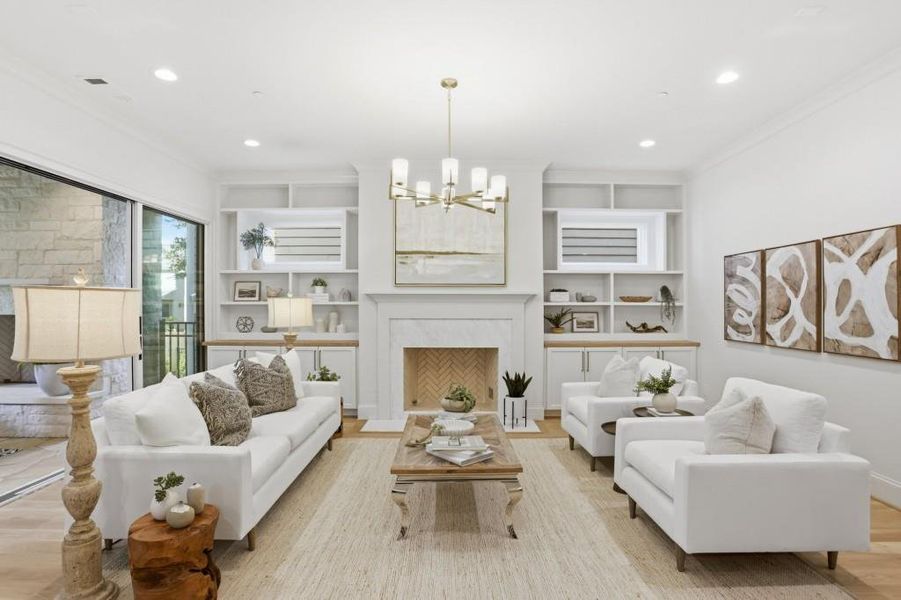 Furnished interior view inside a new home in , Marietta (Image 10). Furnished interior view inside a new home in , Marietta (Image 10).