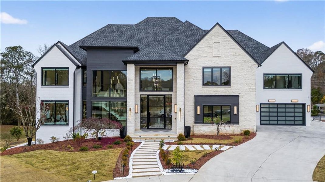 Front exterior of a new home in , Suwanee, GA, highlighting curb appeal (Image 26).