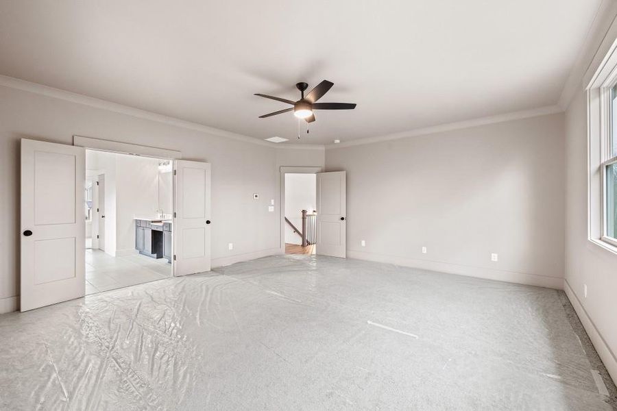 Spacious, unfurnished interior of a new home in Hillshire, Cumming (Image 38).
