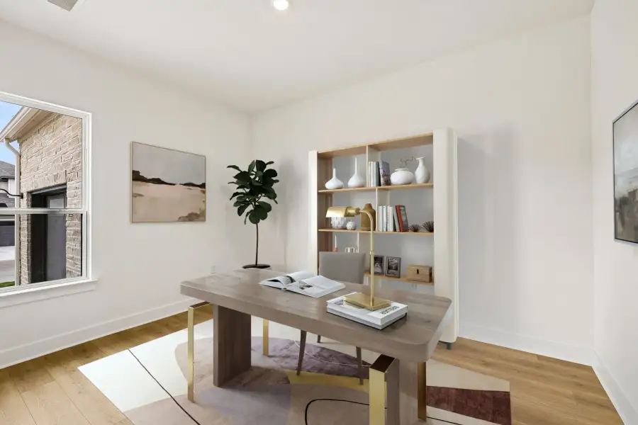 Furnished interior view inside a new home in Easton Park, Austin (Image 11).