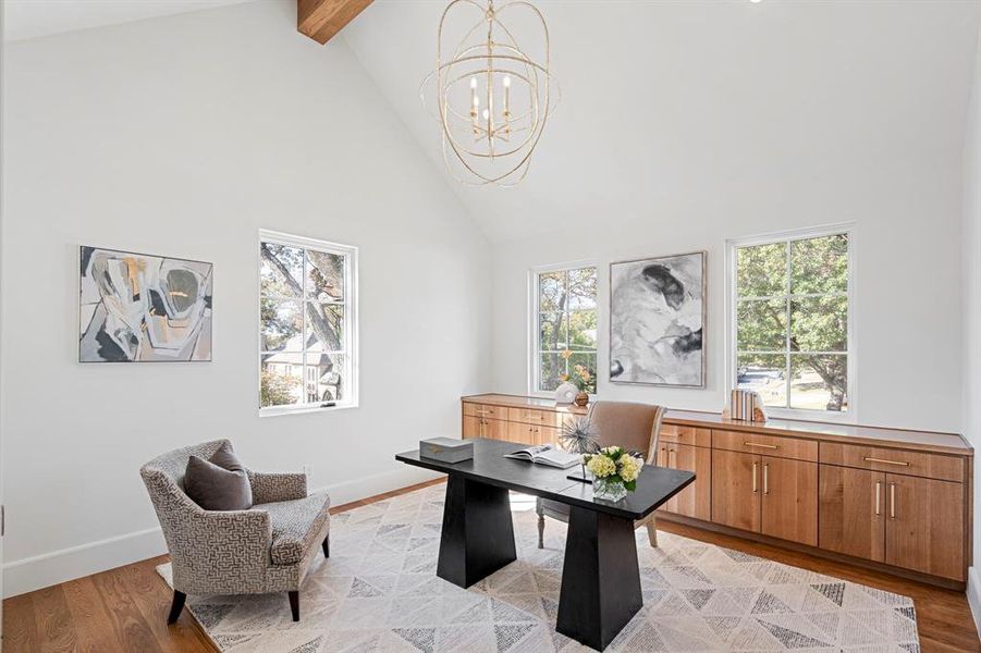 Furnished interior view inside a new home in , Dallas (Image 6).