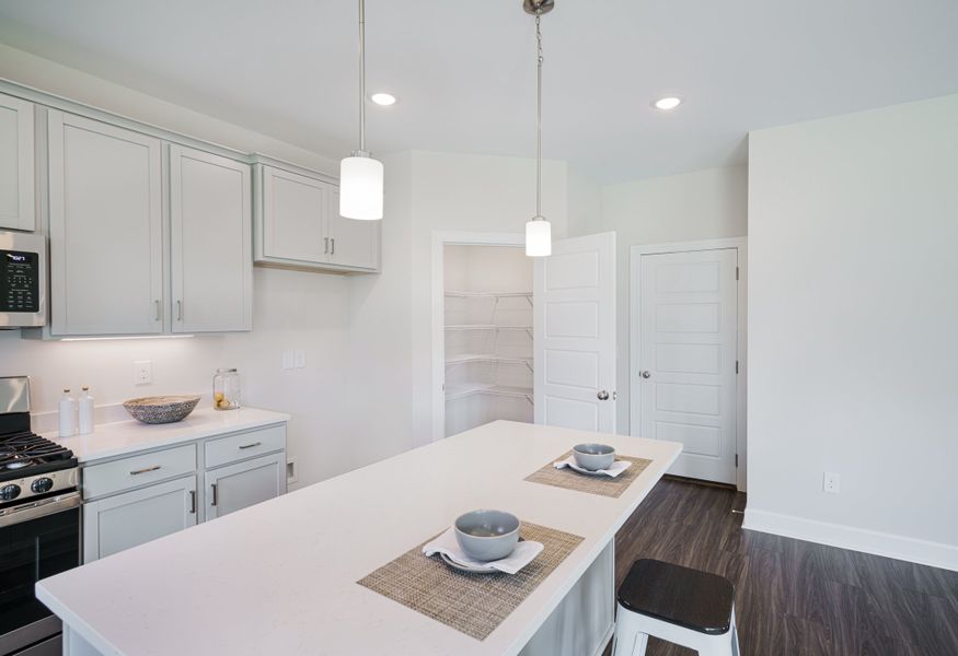 Representative furnished interior of a home built from the The Harrison by Cothran Homes in Holly Ridge, Greenville (Image 7). Representative furnished interior of a home built from the The Harrison by Cothran Homes in Holly Ridge, Greenville (Image 7).