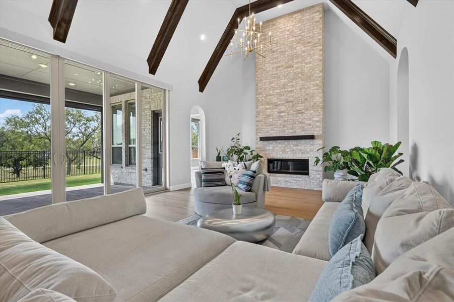 Furnished interior view inside a new home in , Prosper (Image 16). Furnished interior view inside a new home in , Prosper (Image 16).