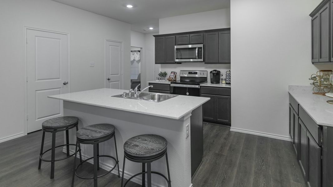 Furnished interior view inside a new home in Valor Farms, Royse City (Image 10).