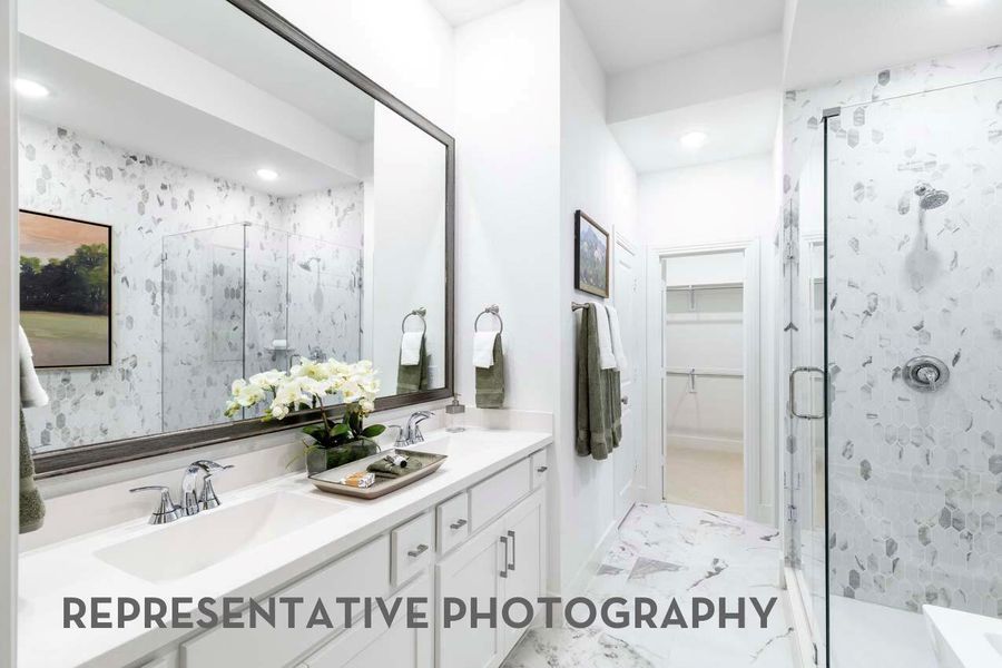 Furnished interior view inside a new home in Woodforest Townhomes, Montgomery (Image 20). Furnished interior view inside a new home in Woodforest Townhomes, Montgomery (Image 20).