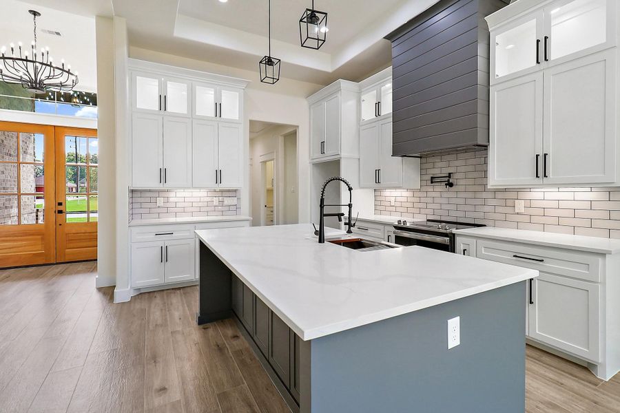 Furnished interior view inside a new home in , Crosby (Image 6).