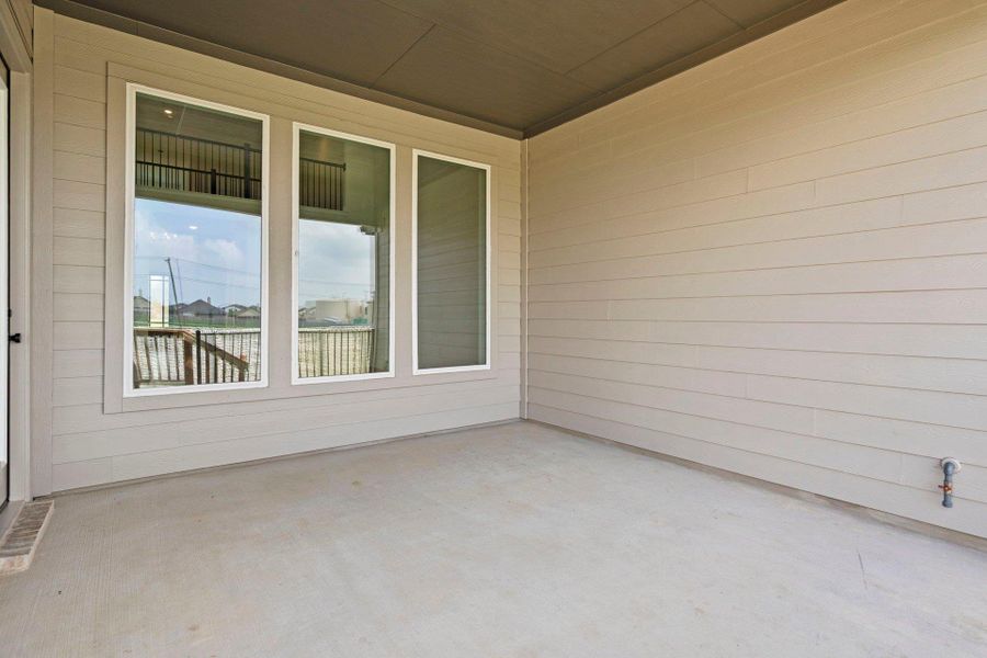 Rear Covered Patio