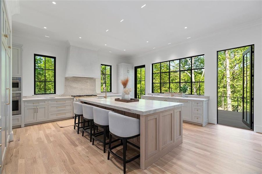 Furnished interior view inside a new home in , Atlanta (Image 14).