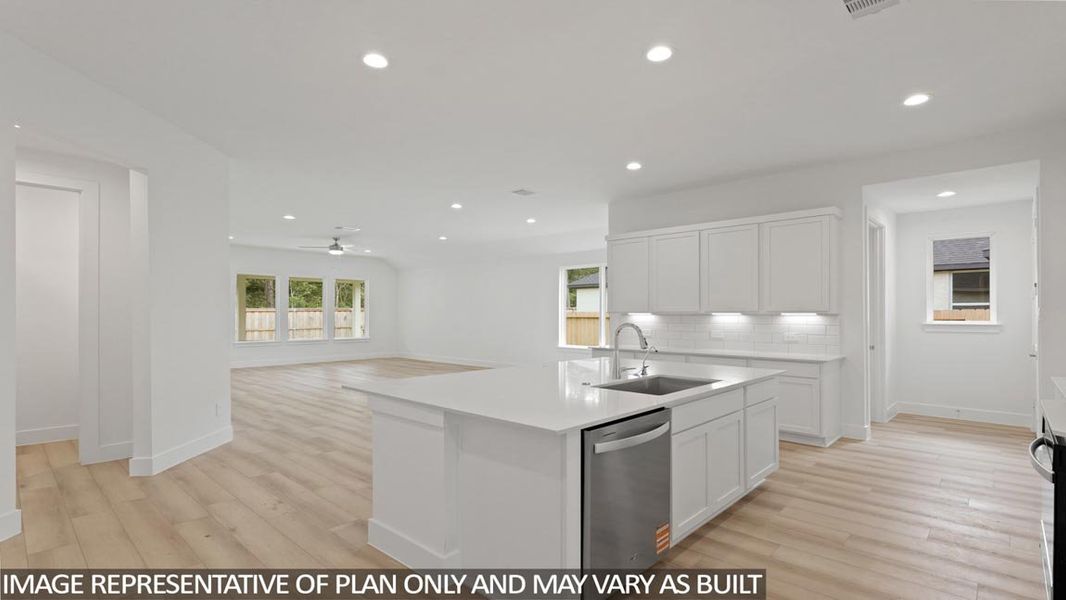 Furnished interior view inside a new home in Mill Creek Estates, Magnolia (Image 5).