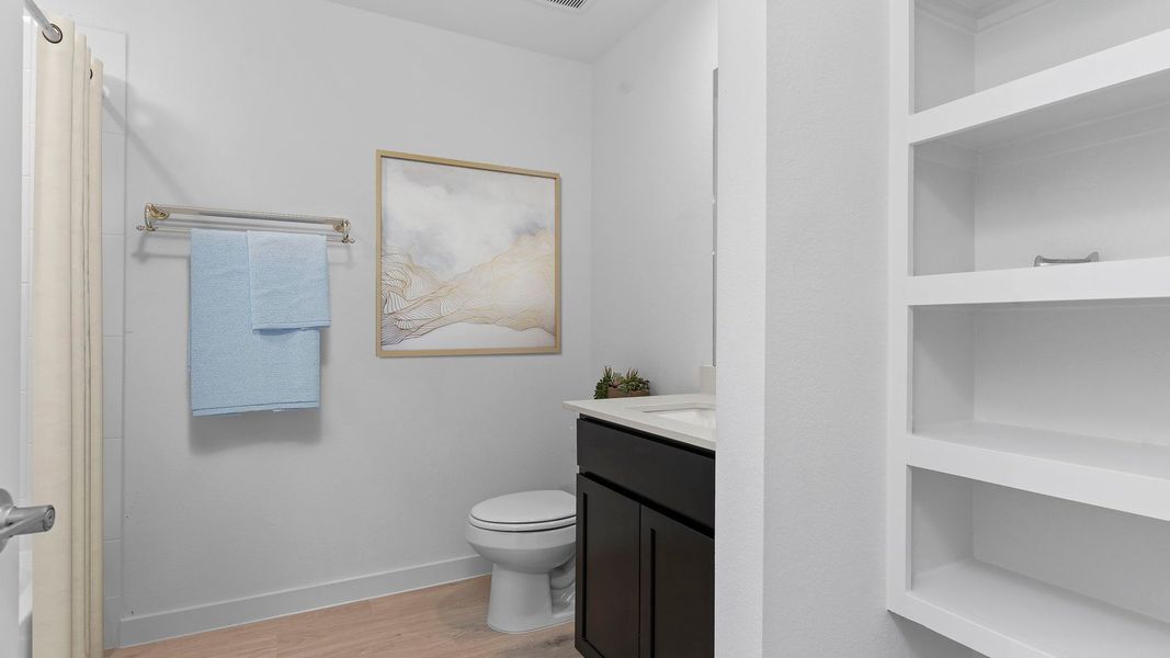 Furnished interior view inside a new home in Tamarron, Fulshear (Image 40).