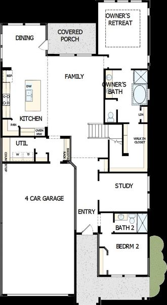 2D floor plan layout of this home in Lakes of River Trails, Fort Worth, TX (Image 2). 2D floor plan layout of this home in Lakes of River Trails, Fort Worth, TX (Image 2).