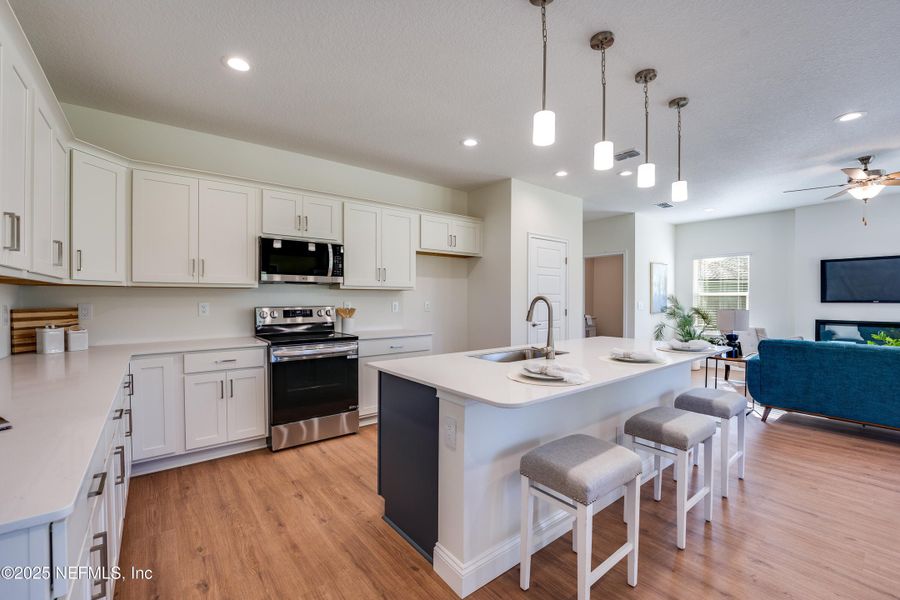 Furnished interior view inside a new home in , Jacksonville (Image 34).