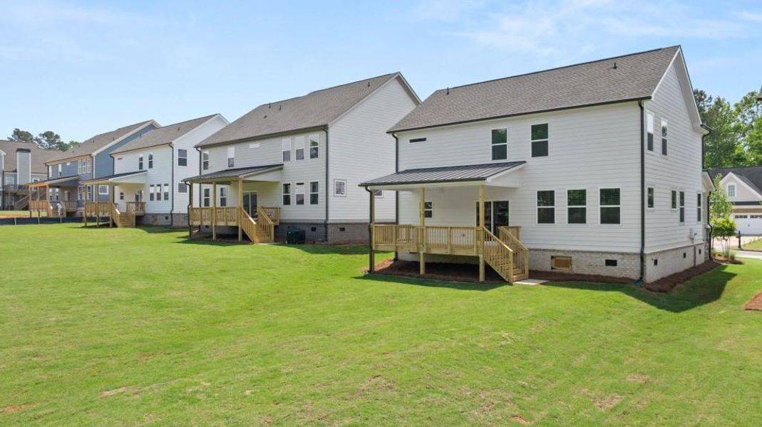 Exterior details and patio area of a home in Willow Creek, Watkinsville (Image 23).