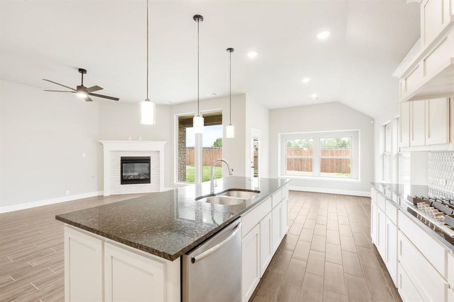 Furnished interior view inside a new home in The Oaks, Red Oak (Image 7). Furnished interior view inside a new home in The Oaks, Red Oak (Image 7).
