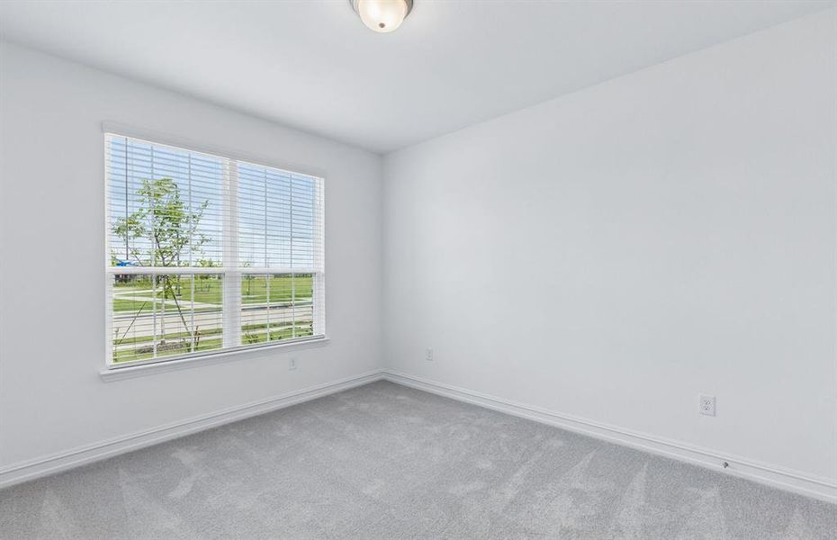 Secondary bedroom off home entry Secondary bedroom off home entry