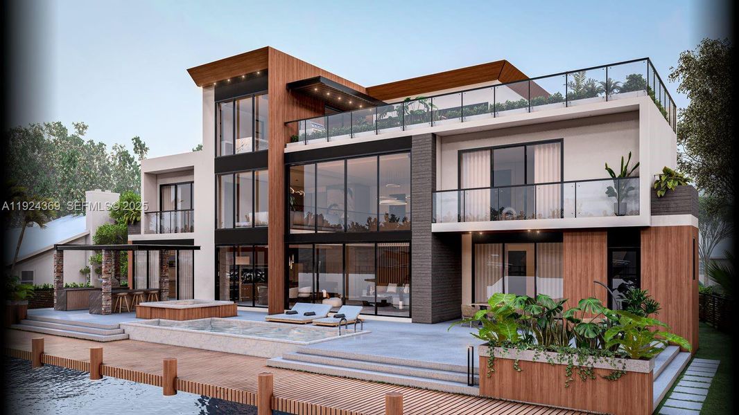 Exterior details and patio area of a home in , Fort Lauderdale (Image 5). Exterior details and patio area of a home in , Fort Lauderdale (Image 5).