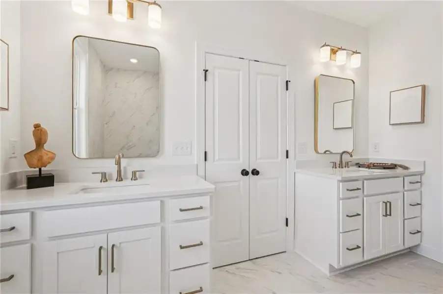 Furnished interior view inside a new home in Millcroft, Buford (Image 7).