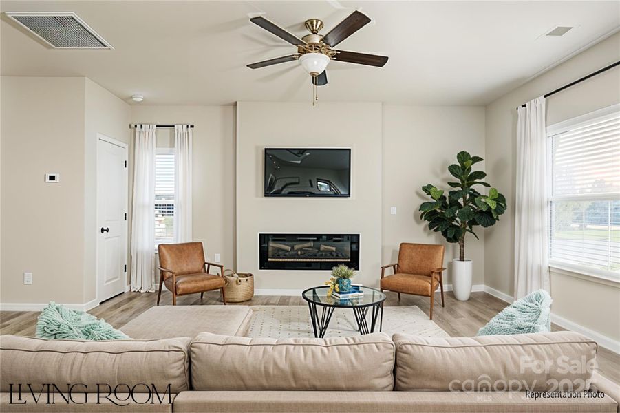 Furnished interior view inside a new home in , Shelby (Image 3).