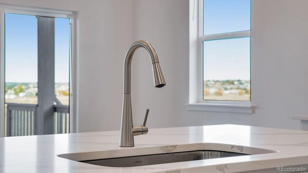 Close-up of interior finishes inside a home in Trails at Crowfoot, Parker (Image 16).
