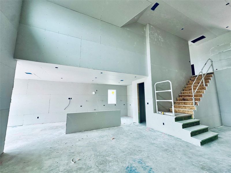 From Family Room to Open Concept Kitchen