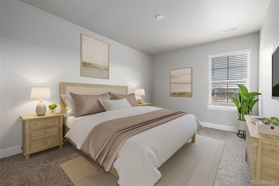 Furnished interior view inside a new home in , Littleton (Image 10).