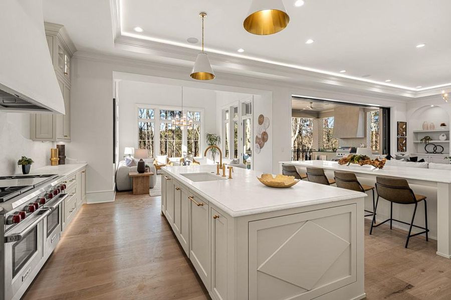 Furnished interior view inside a new home in , Milton (Image 45).