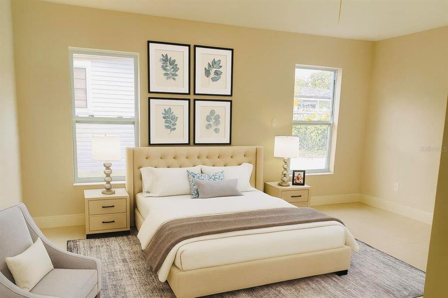 Furnished interior view inside a new home in , Tampa (Image 15).