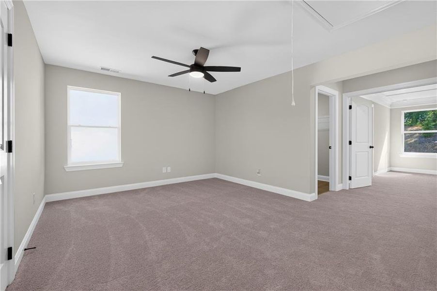Spacious, unfurnished interior of a new home in Villas at Dawsonville, Dawsonville (Image 50). Spacious, unfurnished interior of a new home in Villas at Dawsonville, Dawsonville (Image 50).