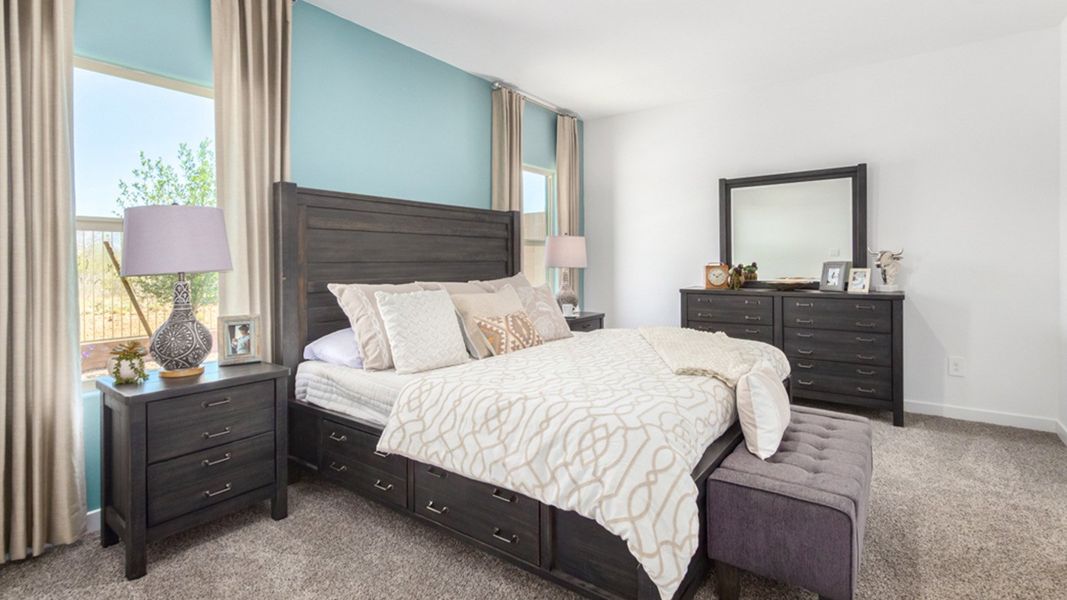 Furnished interior view inside a new home in Saguaro Bloom, Marana (Image 14).