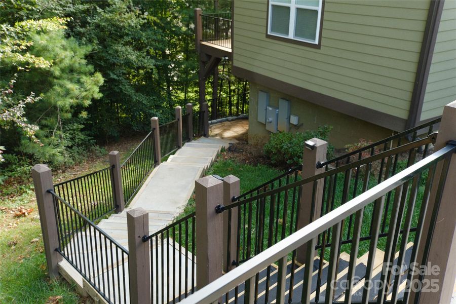 Exterior details and patio area of a home in , Weaverville (Image 29). Exterior details and patio area of a home in , Weaverville (Image 29).