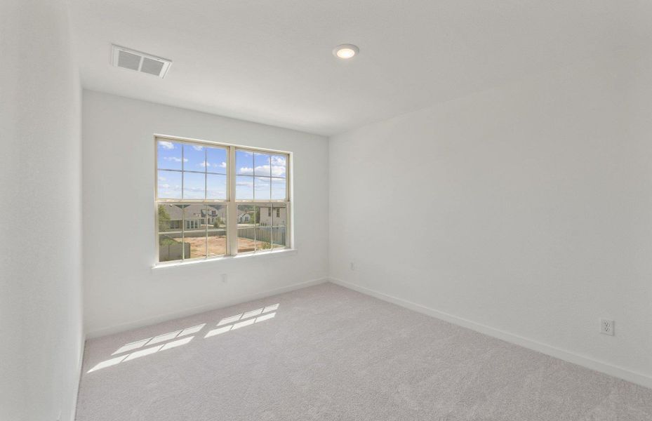 Spacious, unfurnished interior of a new home in Wolf Ranch, Georgetown (Image 19). Spacious, unfurnished interior of a new home in Wolf Ranch, Georgetown (Image 19).