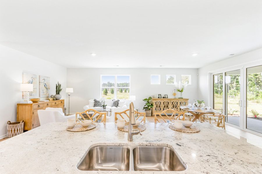 Furnished interior view inside a new home in Rivers Reach, Yemassee (Image 15).