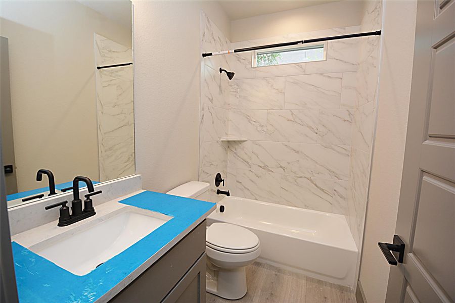 Furnished interior view inside a new home in , Fischer (Image 3).