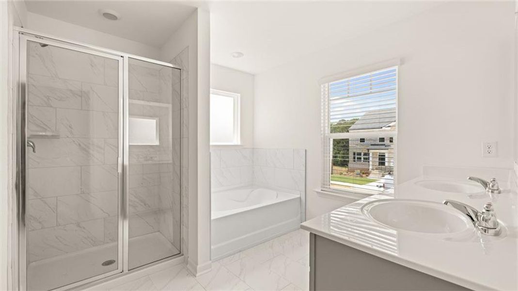 Furnished interior view inside a new home in Bridle Creek, Locust Grove (Image 14).