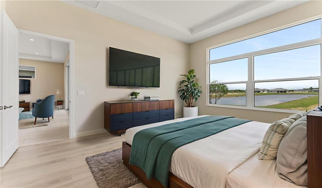 Furnished interior view inside a new home in The Reserve at Victoria, Deland (Image 6). Furnished interior view inside a new home in The Reserve at Victoria, Deland (Image 6).