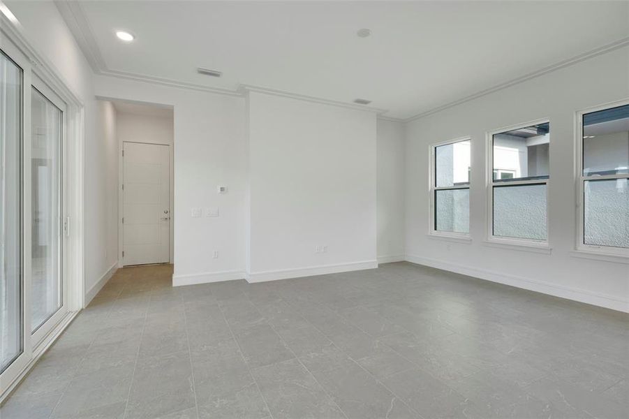 Spacious, unfurnished interior of a new home in Hampton Green at Providence, Davenport (Image 23).