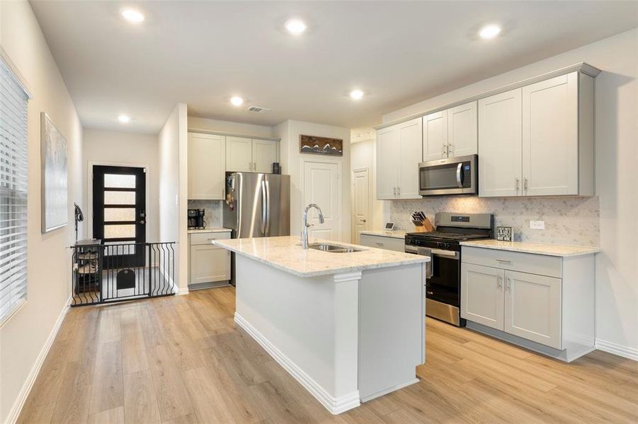 Furnished interior view inside a new home in Lakehaven - Spring Series, Farmersville (Image 14).