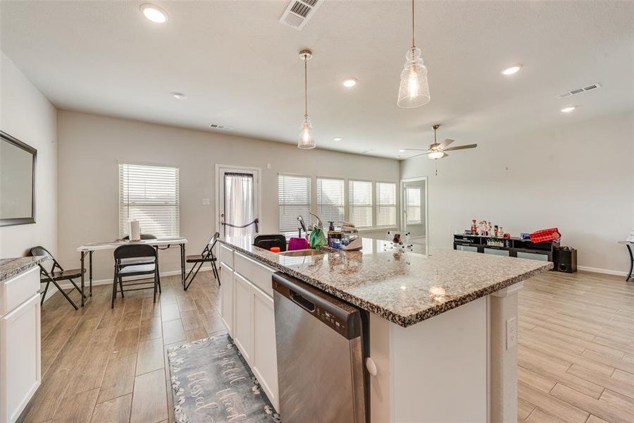 Furnished interior view inside a new home in Hunters Ridge, Crowley (Image 6).
