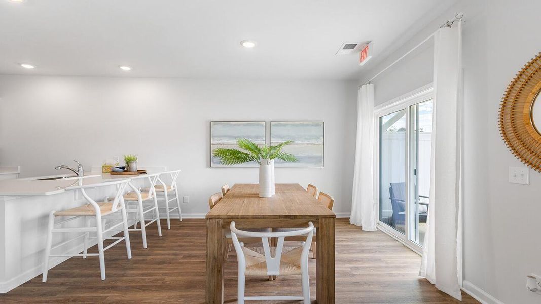 Furnished interior view inside a new home in The Crossing at St. James, Summerville (Image 20).
