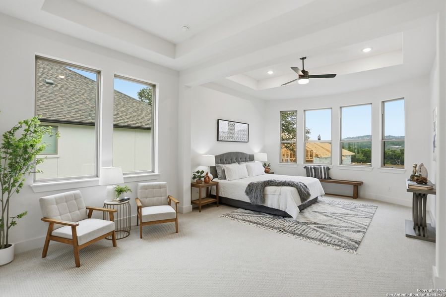 Furnished interior view inside a new home in Kinder Ranch - 70', San Antonio (Image 37).