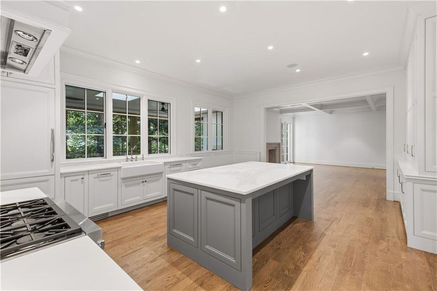 Furnished interior view inside a new home in , Atlanta (Image 12).