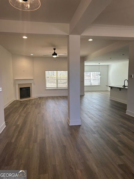 Spacious, unfurnished interior of a new home in Barrington Place, Macon (Image 3).