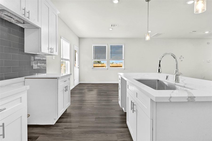 Furnished interior view inside a new home in Aldine Pines, Houston (Image 9).