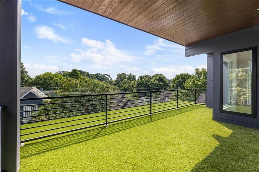 Exterior details and patio area of a home in , Atlanta (Image 23).