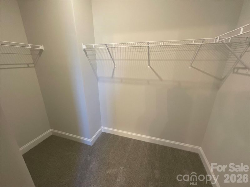 Primary walk in closet