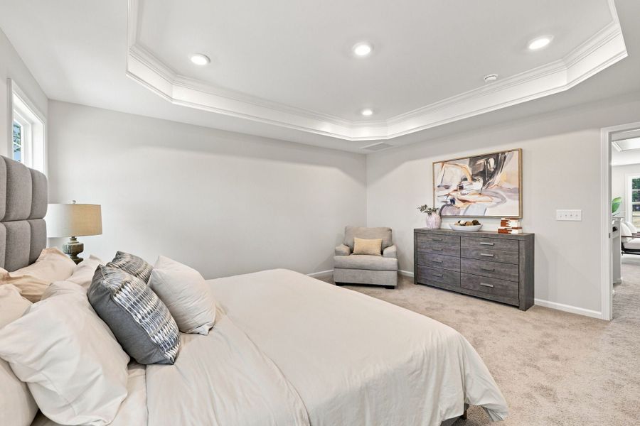 Representative furnished interior of a home built from the The Concerto by Chesapeake Homes in Highgate, Clayton (Image 17).