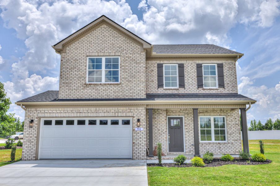 Front exterior of a home in the Legacy Preserve community, located in Tullahoma, TN (Image 2).