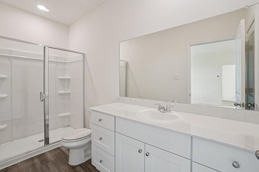 Furnished interior view inside a new home in , Jarrell (Image 7).